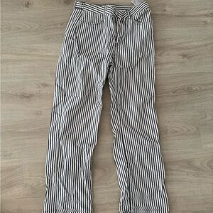 Zara Blue & White Striped Jeans